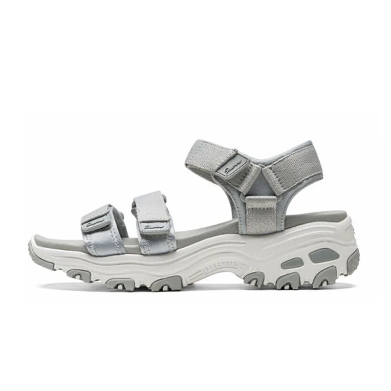 Босоножки Skechers D'lites женские на платформе сандалии среднем каблуке прогулочная