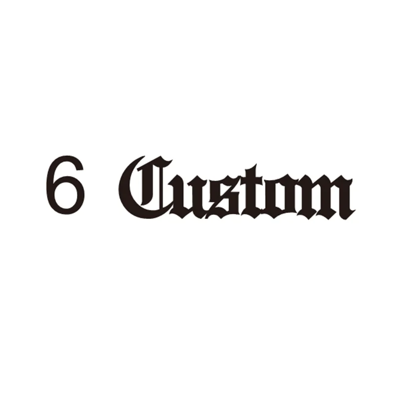 Font 6 DODOAI, персонализированное имя, ожерелье, подвеска из нержавеющей стали, фирменное индивидуальное ожерелье, ожерелье, мода, панк стиль - Окраска металла: Font 6
