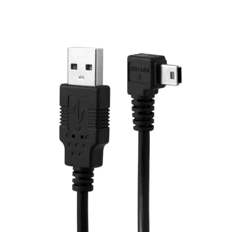 Кабель для передачи данных Mini USB B 5-контактный штекер под прямым углом 90 градусов 2