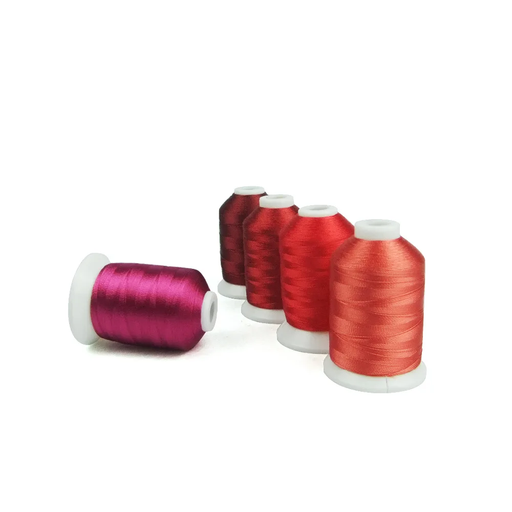 Нить для вышивальной машины Simthread 12 рождественских цветов 800 м каждый бесплатная