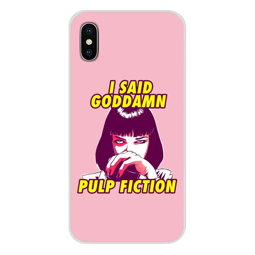 Прозрачный чехол из ТПУ для Sony Xperia Z Z1 Z2 Z3 Z5 compact M2 M4 M5 C4 E3 T3 XA Huawei Mate 7 8 Y3II Pulp Fiction kill
