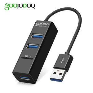 Мини-концентратор с 3 портами usb-хаб USB 2,0, разветвитель, кардридер TF, адаптер для периферийных устройств ноутбука, настольного компьютера, аксессуары для компьютера, высокая скорость