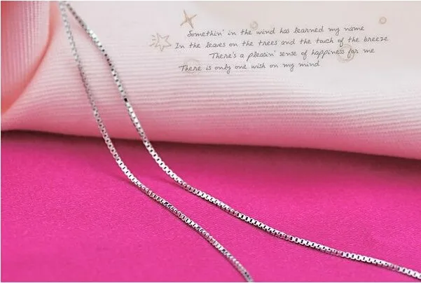 Лидер продаж модная Высококачественная цепочка в коробке из стерлингового