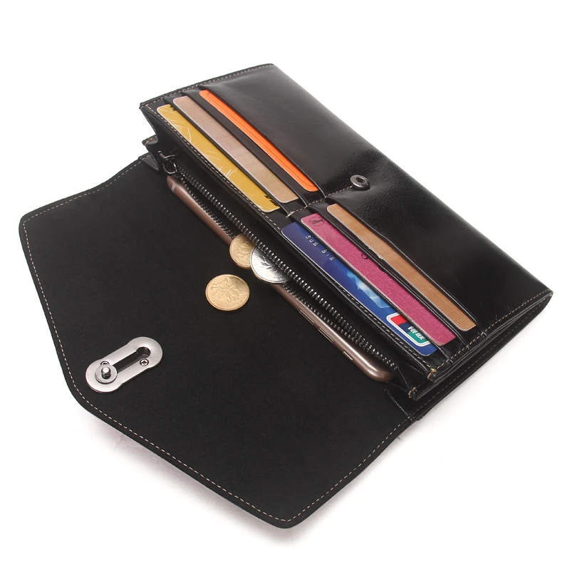 Женский кошелек Contact's из натуральной кожи с отделением для карт|purse card holder|purse
