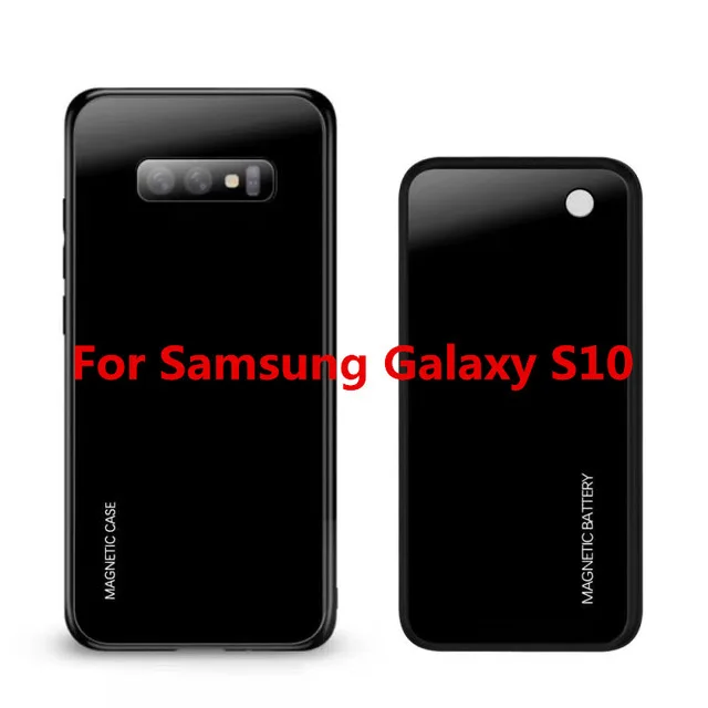 Black For Galaxy S10 5000 мАч для samsung Galaxy S10 Plus S10e внешний аккумулятор зарядное устройство для samsung Galaxy S10 беспроводной магнитный чехол для зарядного устройства - Цвет: Black For Galaxy S10