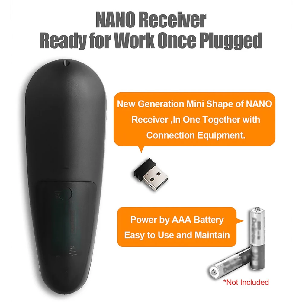 G30S Голосовое управление mo 2 4G Беспроводная Клавиатура Fly Mouse для гироскопа датчик