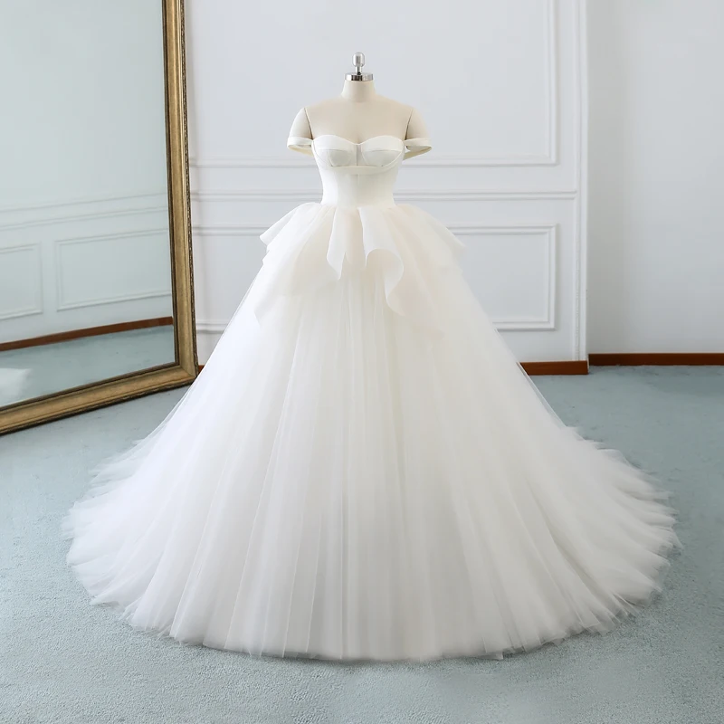 Сексуальное платье без бретелек с открытой спиной Vestidos De Novia открытыми плечами