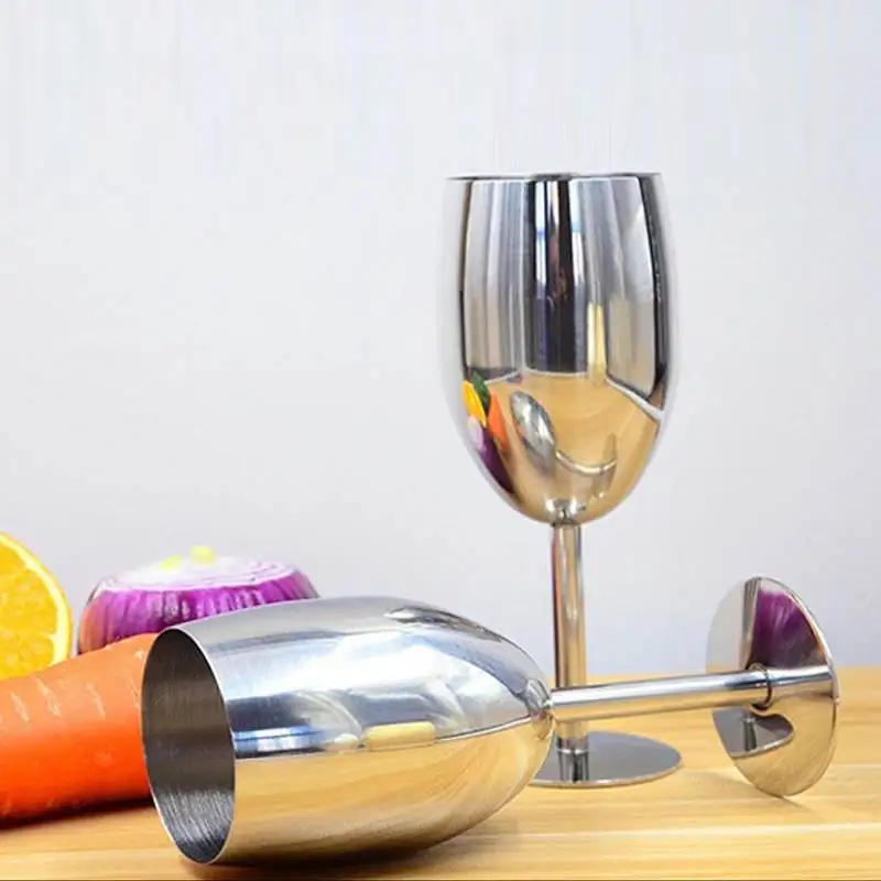 2019 нержавеющая сталь бокалы для вина шампанского с высоким красным бокалом 250 мл