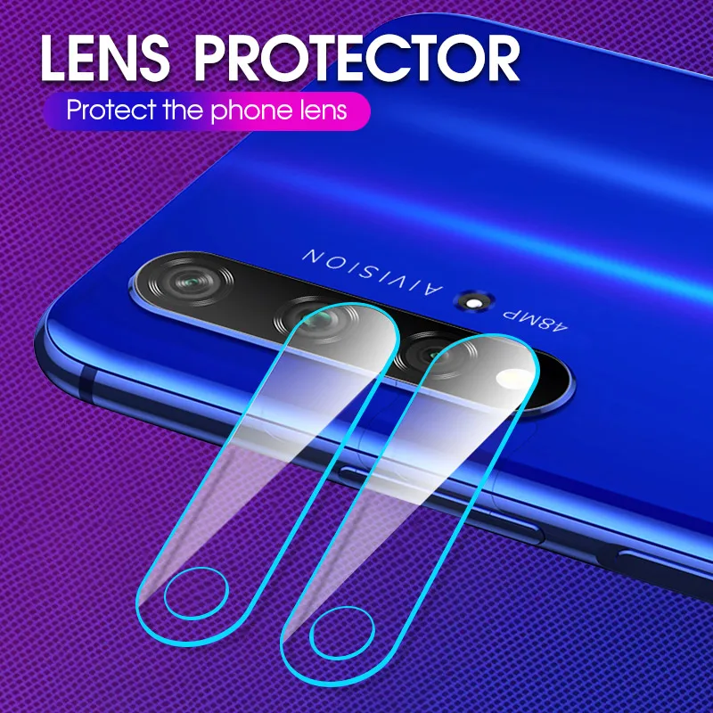 For Honor 10 Lite 9H Back Camera Lens Screen Protector Film Huawei 20 Pro 9 8X 8C 10i 20i Tempered Glass | Мобильные телефоны и