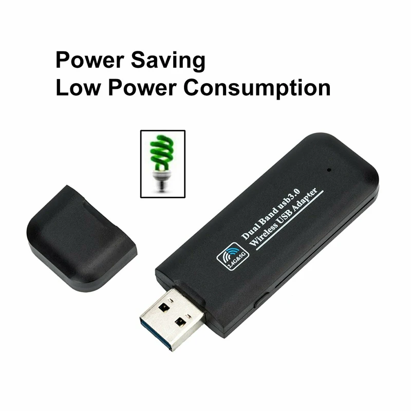 1200 Мбит/с мини USB беспроводной WiFi Lan Сетевой приемник карта адаптер для настольного ПК