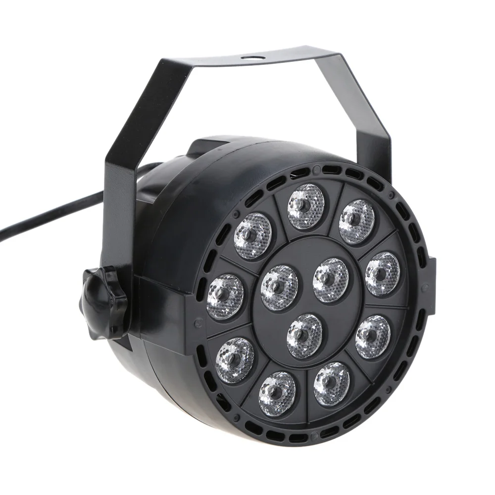 

Flat 12 Led Par Stage Light RGB 1W Disco Party Lights Laser Dmx Luz DJ Effect Controller Dj Equipment Projector Luces Discoteca