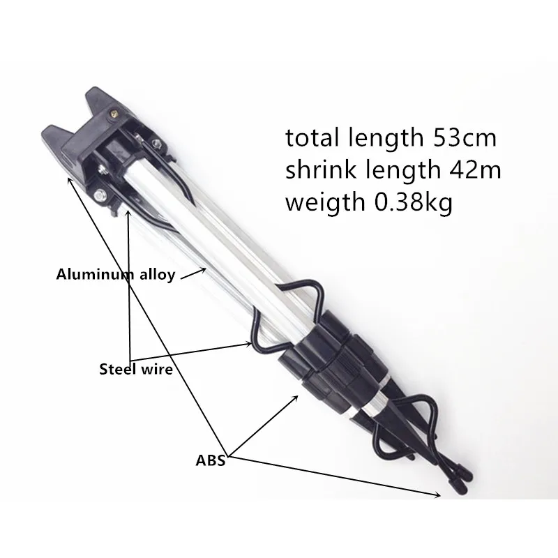 Стойка для удочек подледной рыбалки кронштейн морской удочки треугольная