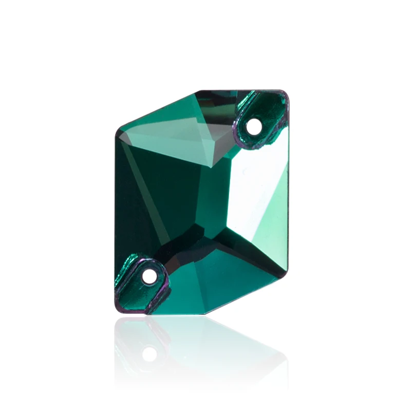 green flame QIAO AAAAA пришить на камень высокое качество цвет Хрустальные стеклянные стразы для шитья на аксессуары DIY для изготовления одежды - Цвет: green flame