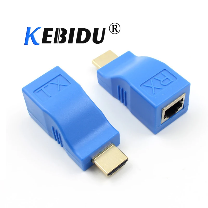 HDMI совместимый удлинитель для сети RJ45 передатчик приемник TX RX Cat5e CAT6 Ethernet кабель