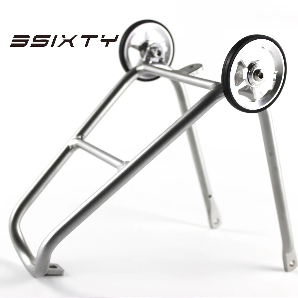 Rack Easywheel-A 3SIXTY задняя стойка из алюминиевого сплава типа Q для велосипеда Brompton - Цвет: Rack Easywheel-A