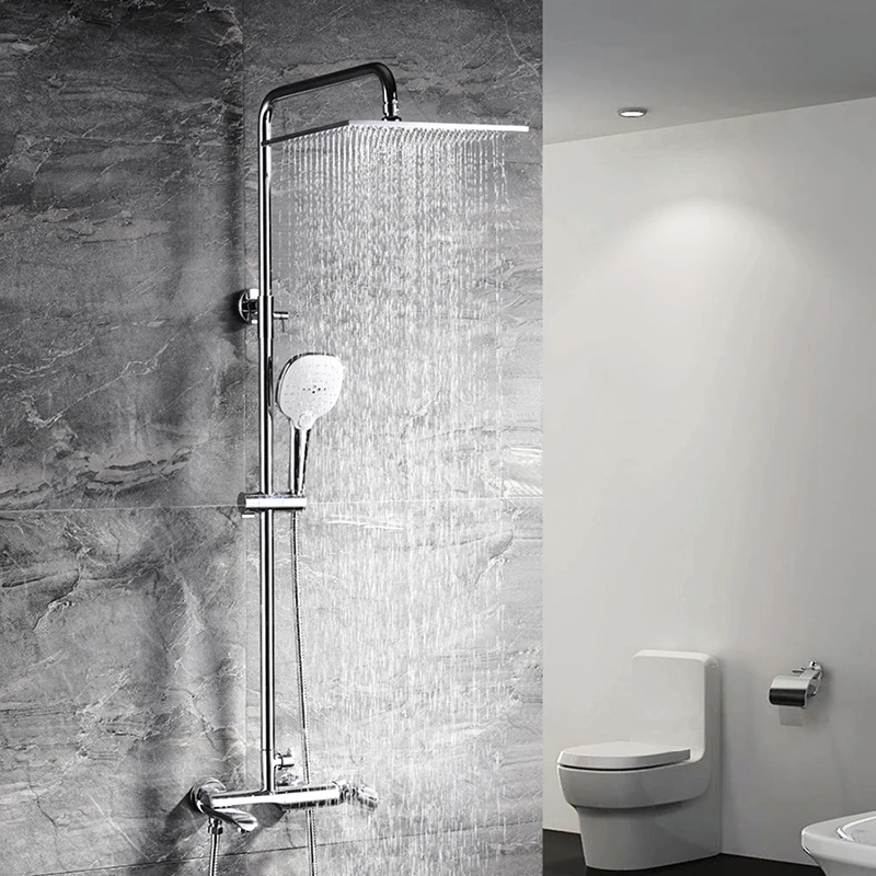 HIDEEP высококачественный латунный душевой набор для душа трубок дождя латунная