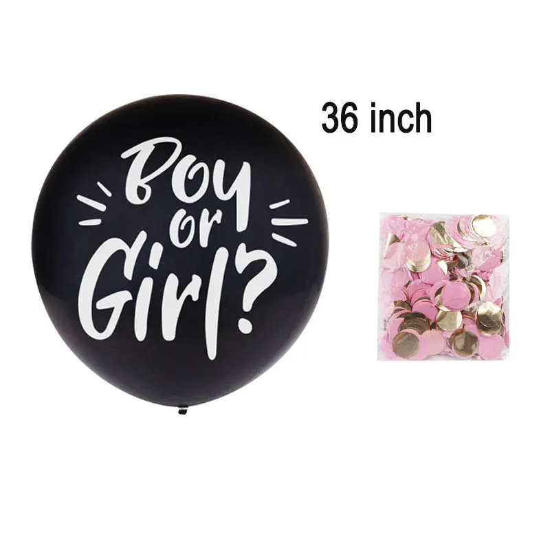 36 inch balloons Теплая розовая юбка из тюля для вечеринки на день рождения; Подарочная коробка из крафт-бумаги; вечерние подарки для гостей; украшение стола для крещения ребенка - Цвет: 36 inch balloons