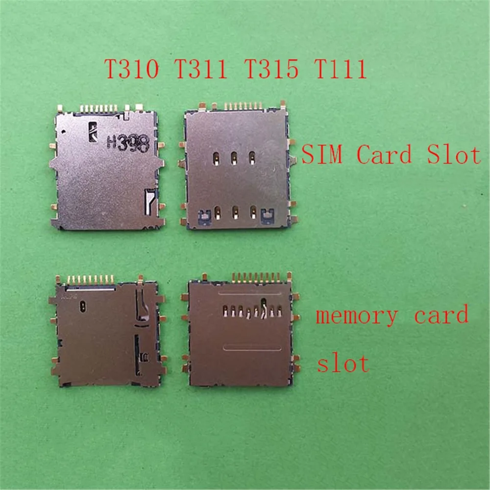 1 шт. оригинальный разъем для sim карты + слот sd памяти сидения Samsung Tab 3 8 0 T310 T311 T315 T111