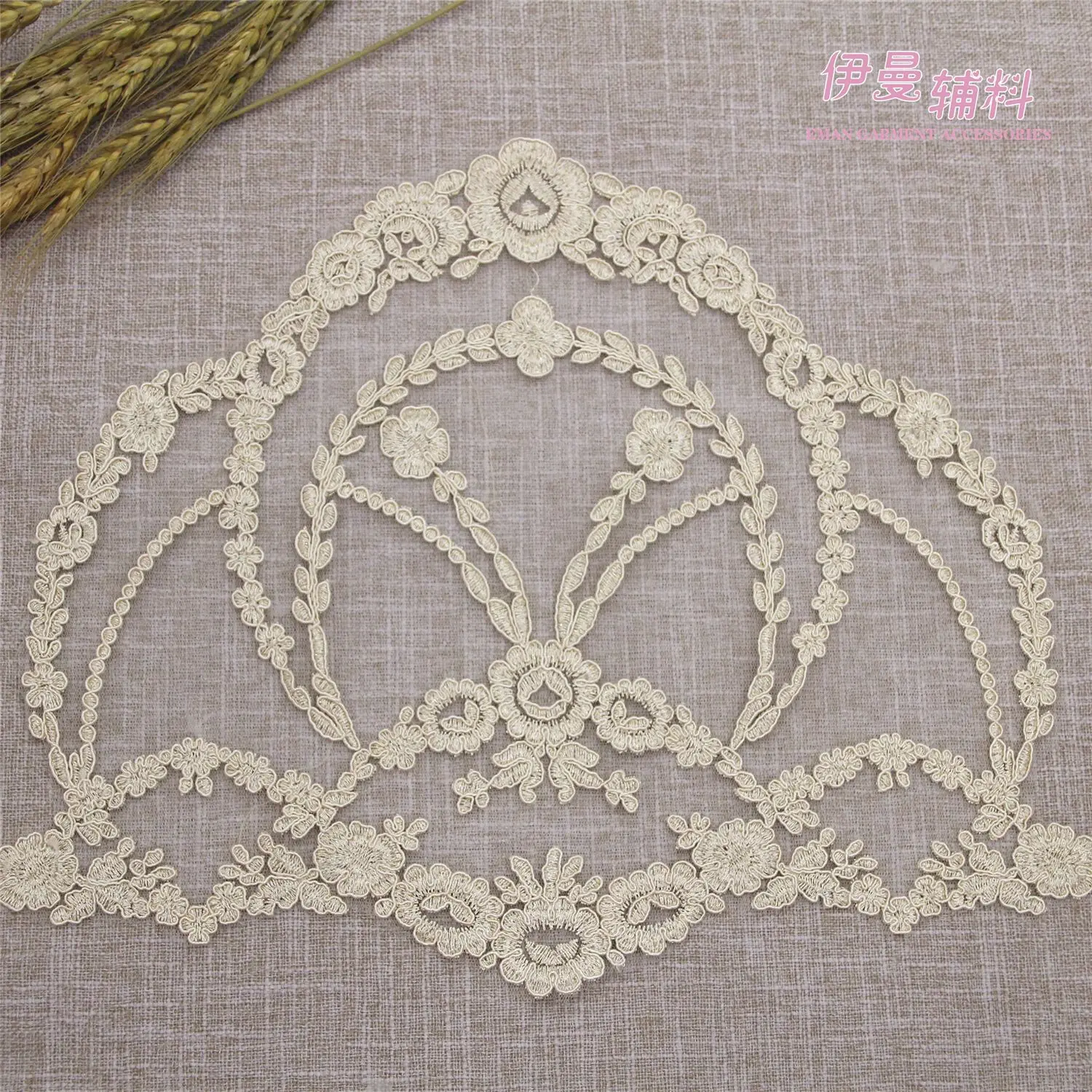 Розовое золото большой свадебное платье с цветами шторы высокого класса mesh