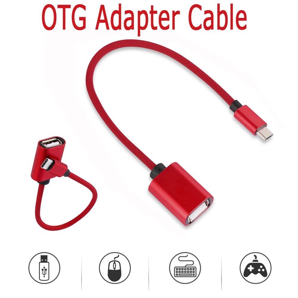 Высококачественный мини-адаптер для Android OTG адаптер Micro 5p кабель Type C конвертер USB 3