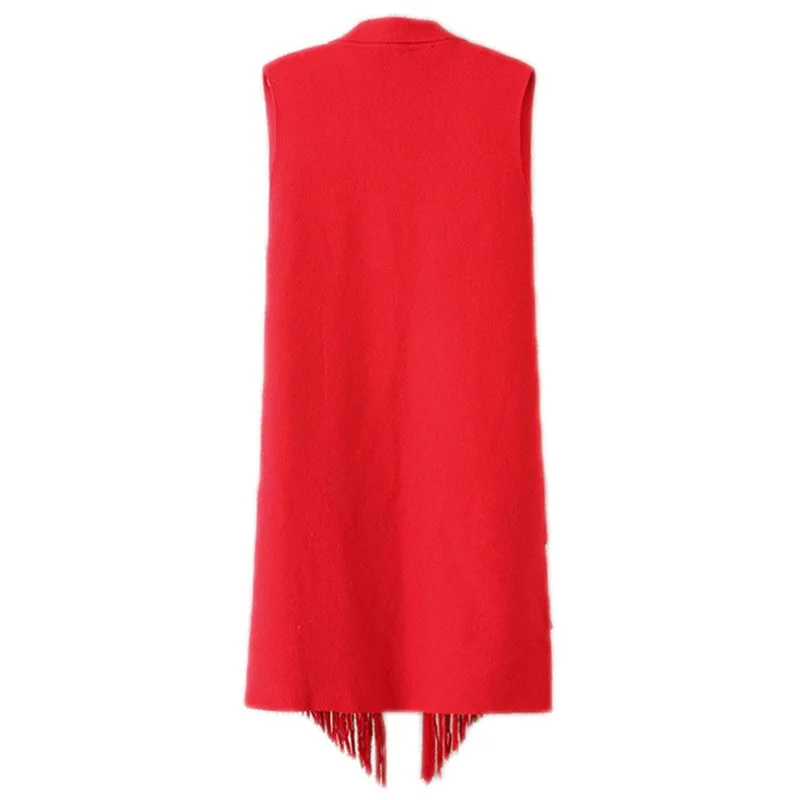 AKSLXDMMD Женский трикотажный кардиган свитер жилет пальто новинка 2017 осенняя мода