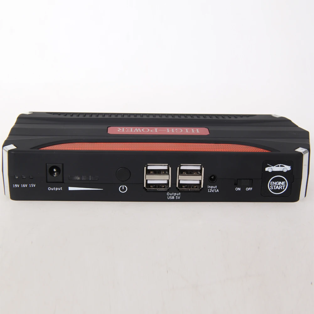 Высокая емкость 68800 мАч портативный Сверхмощный 4 USB мощность автомобиля скачок стартер аварийный заряд для мобильного телефона ноутбука скачок стартер