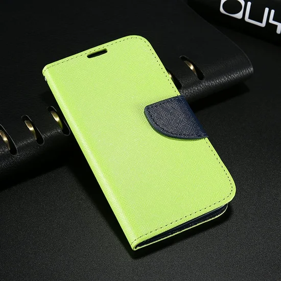 KISSCASE кошелек чехол для телефона для samsung S3 S4 S5 S8 Plus слот для карт кожаные чехлы для samsung S6 S7 Edge Note 3 4 5 8 Capa - Цвет: green