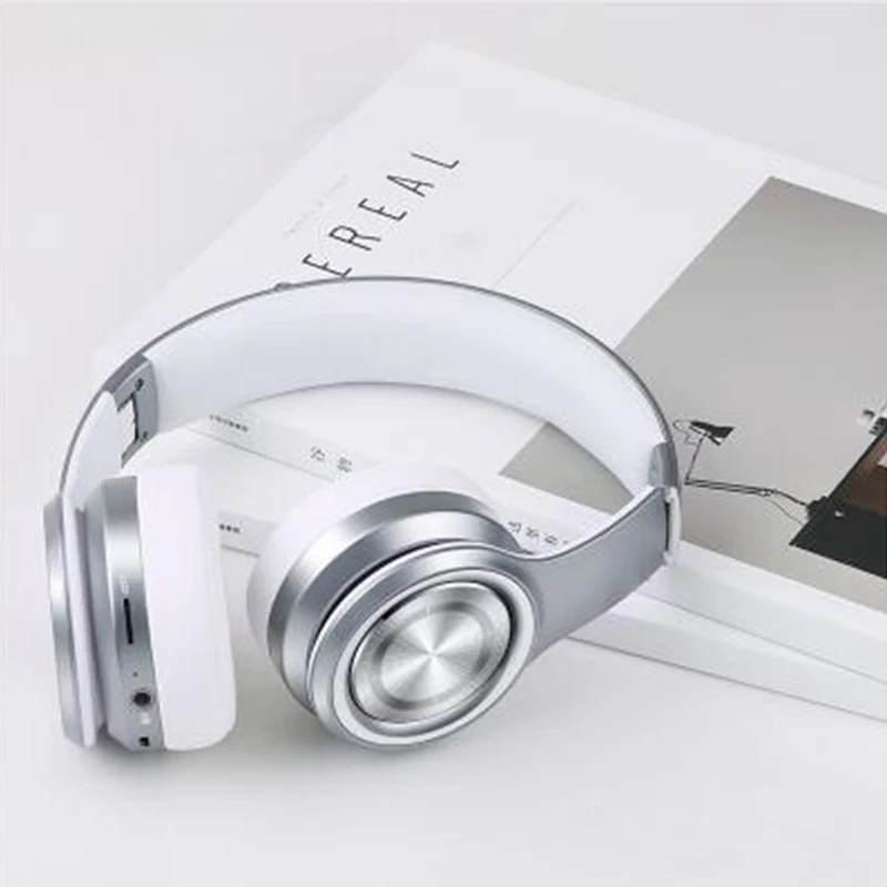 Picun P26 складной Беспроводной Bluetooth наушники Auriculares Поддержка tf карты гарнитуры С