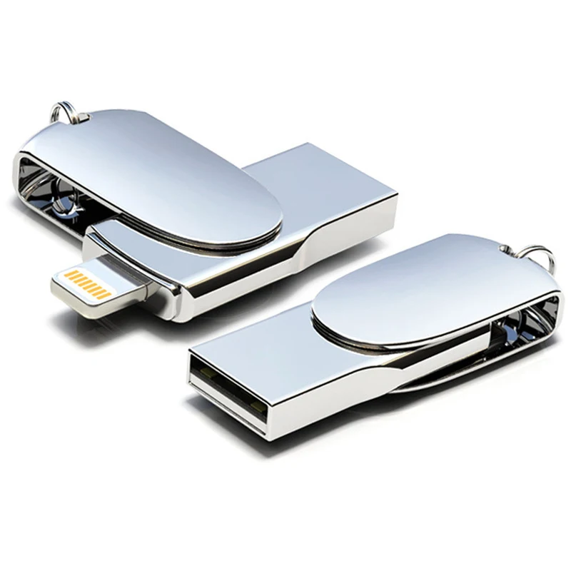 Новый Флеш-накопитель USB Lightning на 32 ГБ 64 128 Pendrive 16 для iPhone флеш-накопитель U-Stick iPad Mac
