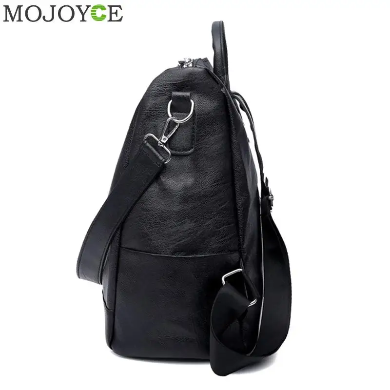 Простой кожаный рюкзак mochila, женский рюкзак на молнии, рюкзак, Студенческая сумка, женские большие повседневные дорожные сумки, mochila feminina sac
