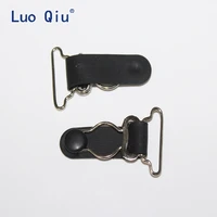 luo qiu100 pcslot plastic metal black corset leg garter belt clip hooks suspender ends hosiery stocking grips suspender clips