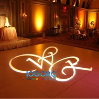 Free Shipping 20W Led Gobo Projector Lights Moving Small Portable Projektor DJ Lighting for Advertising Wedding Events Party