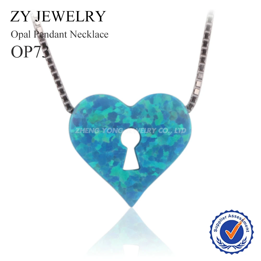 Женское ожерелье из серебра 925 пробы с опалом 1 шт.|designer jewelry|jewelry designopal jewelry |