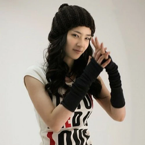 Новые женские модные вязаные перчатки без пальцев теплые зимние длинные