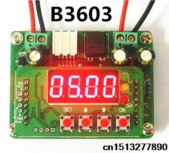 B3603 precision CNC digital control DC-DC step-down module constant current volt LED drive Solar battery charging power 50% off |