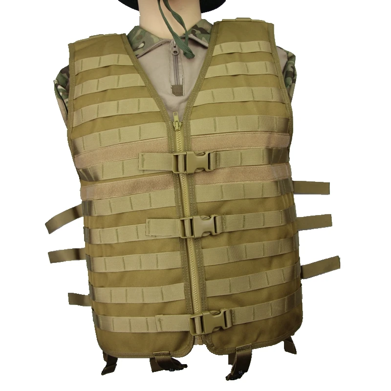 Molle тактический жилет Камуфляжный жилет CS wargame жилет можно добавить мешки простой армейский военный жилет Открытый Рыбалка Охота снаряжение
