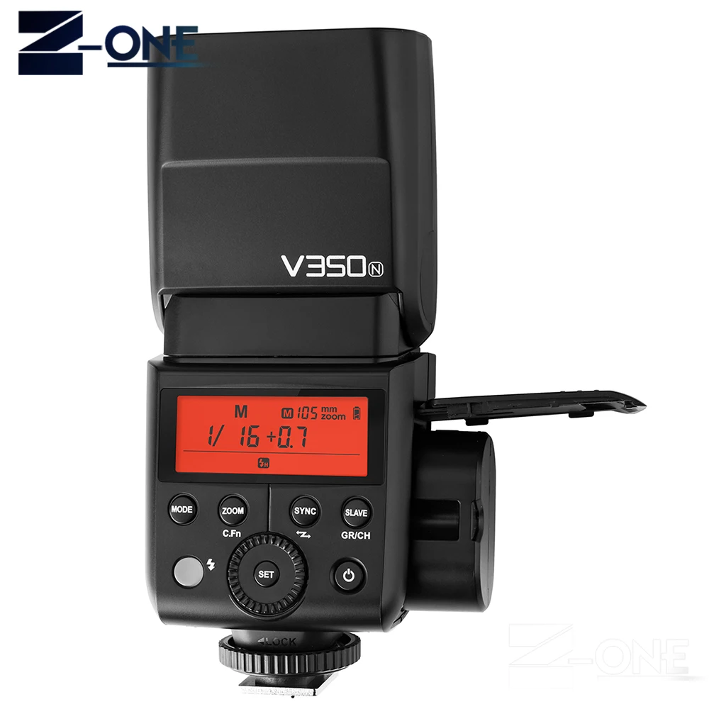 Godox V350N TTL HSS 1/8000s 2 4G X System Camera Speedlite Flash со встроенным литий ионным аккумулятором + XPro