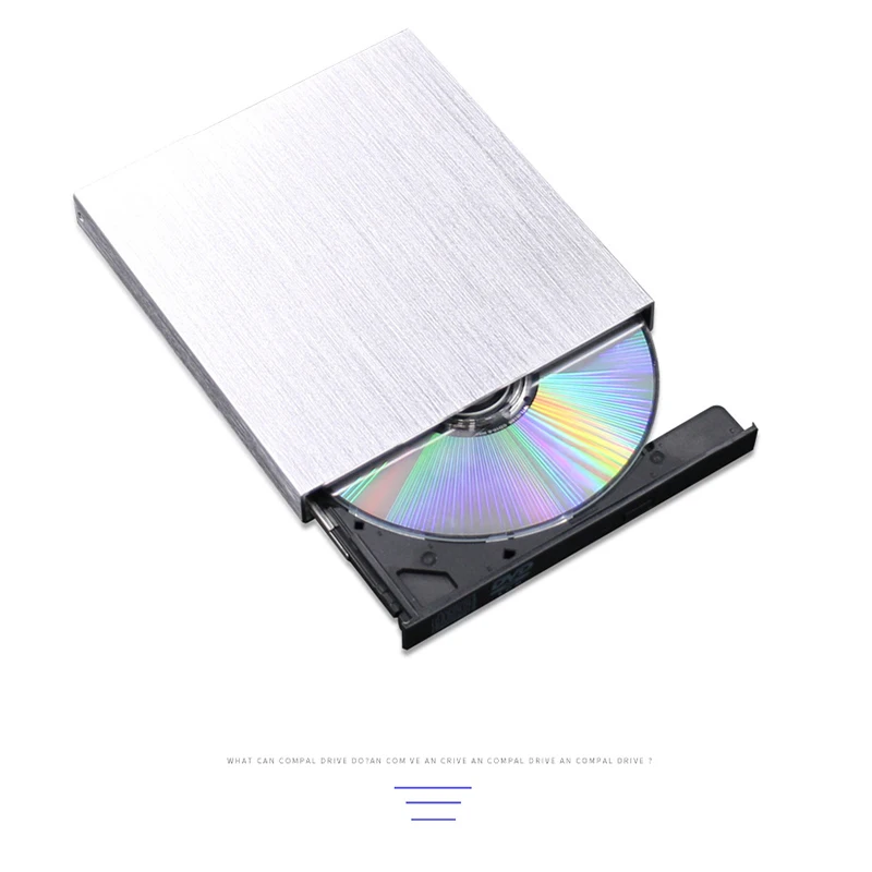 Внешний CD DVD rom Оптический CD плеер USB 3,0 горелка тонкий портативный ридер плеер портативный для портативных ПК
