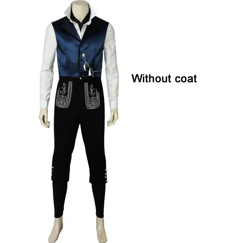 Without Coat Gellert Grindelwald, косплей, костюм, костюмы на Хэллоуин, косплей, Фантастические звери, The Crimes of Grindelwald, костюм на заказ - Цвет: Without Coat