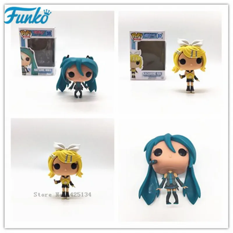 FUNKO POP японские квадратичные Хацунэ Мику зеркальный звук фигурка виниловая кукла