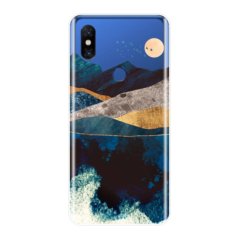 Задняя крышка для Xiaomi Mi Note Mix 1 2 2S 3 силиконовый мягкий чехол Max телефона | Мобильные
