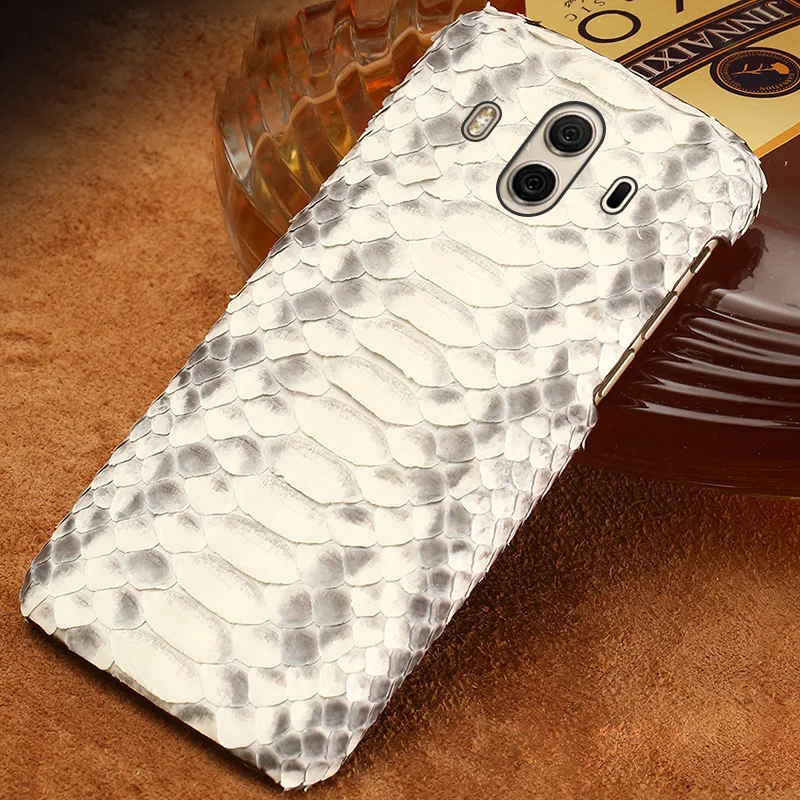 Роскошный чехол из натуральной кожи питона для телефона Huawei mate 30 20 pro P20 P30 Pro Lite