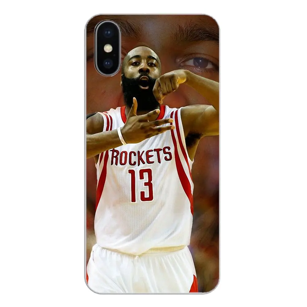 James Harden Houston Star Basketball Player Silicone Phone Cover For Xiaomi Mi A1 A2 5X 6X 8 lite SE Pro Max Mix 2 2S 3 Mi5 Mi5S |