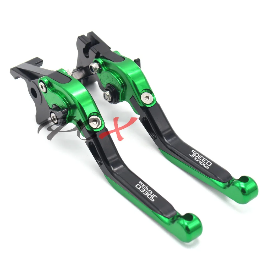 

Motorcycle Accessories CNC Billet Aluminum Folding Extendable Brake Clutch Lever For TRIUMPH SPEED TRIPLE 2008 2009 2010