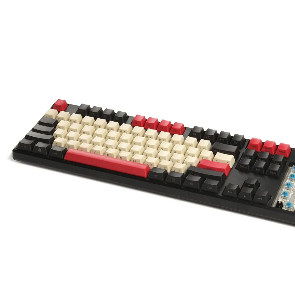 Бесплатная доставка YMDK 108 87 61 Винтажный стиль PBT OEM профиль Keycap для 104 TKL 60% MX