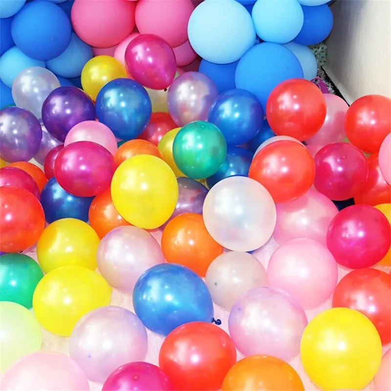 

100pcs/lot 10inch 1.5g Black Pearl Latex Balloons Birthday Air Balls Inflatable Wedding Party Decoration Supplies Kid Toy globos