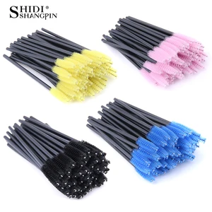 50100 шт. Наращивание ресниц одноразовые макияж кисти для бровей тушь для ресниц аппликатор ресницы глаз косметические кисти набор макияж набор