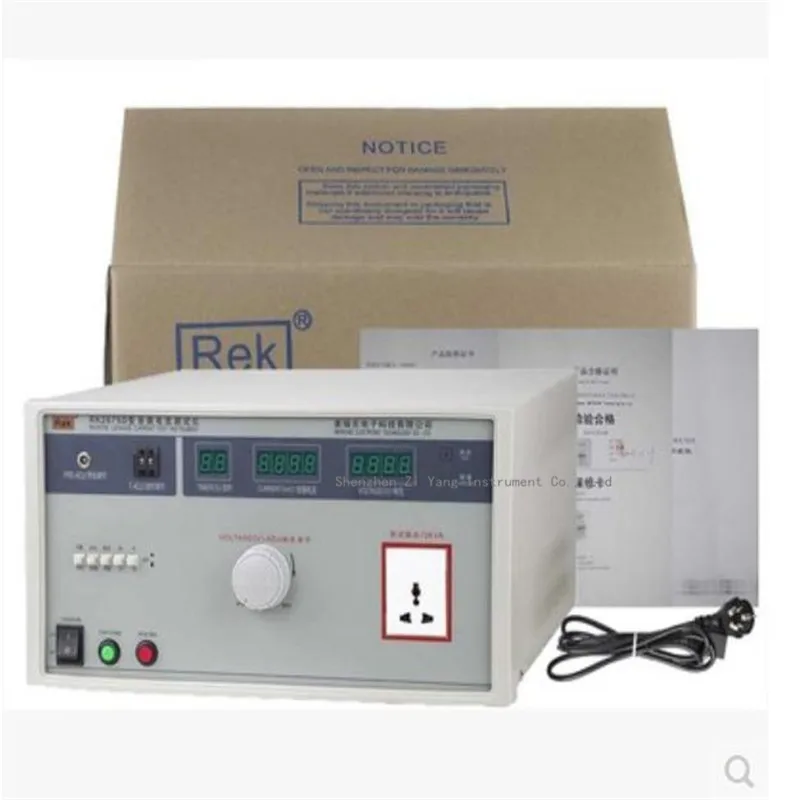 Rek 3000VA AC 250V mA-20 ma Настольный Тестер Утечки тока RK2675D светодиодный цифровой дисплей
