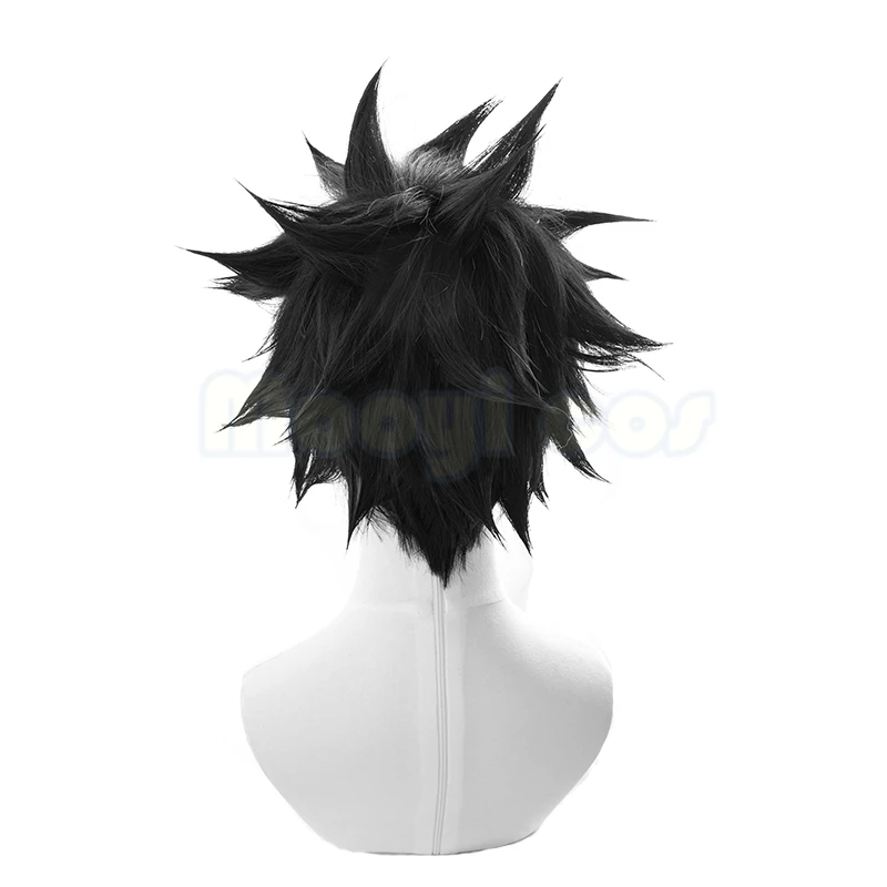 Toaru Majutsu No Index Kamijou Touma Cosplay Wig 30cm Short Straight Japanese Anime for Halloween Party Synthetic Black | Тематическая