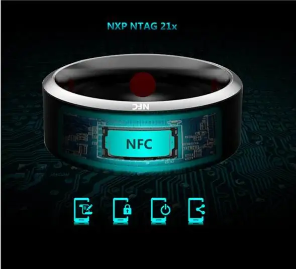 Смарт Кольцо носить удобно Jakcom R3 новая технология Волшебный палец кольцо NFC для